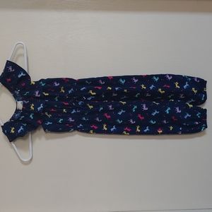 Girls unicorn jumpsuit